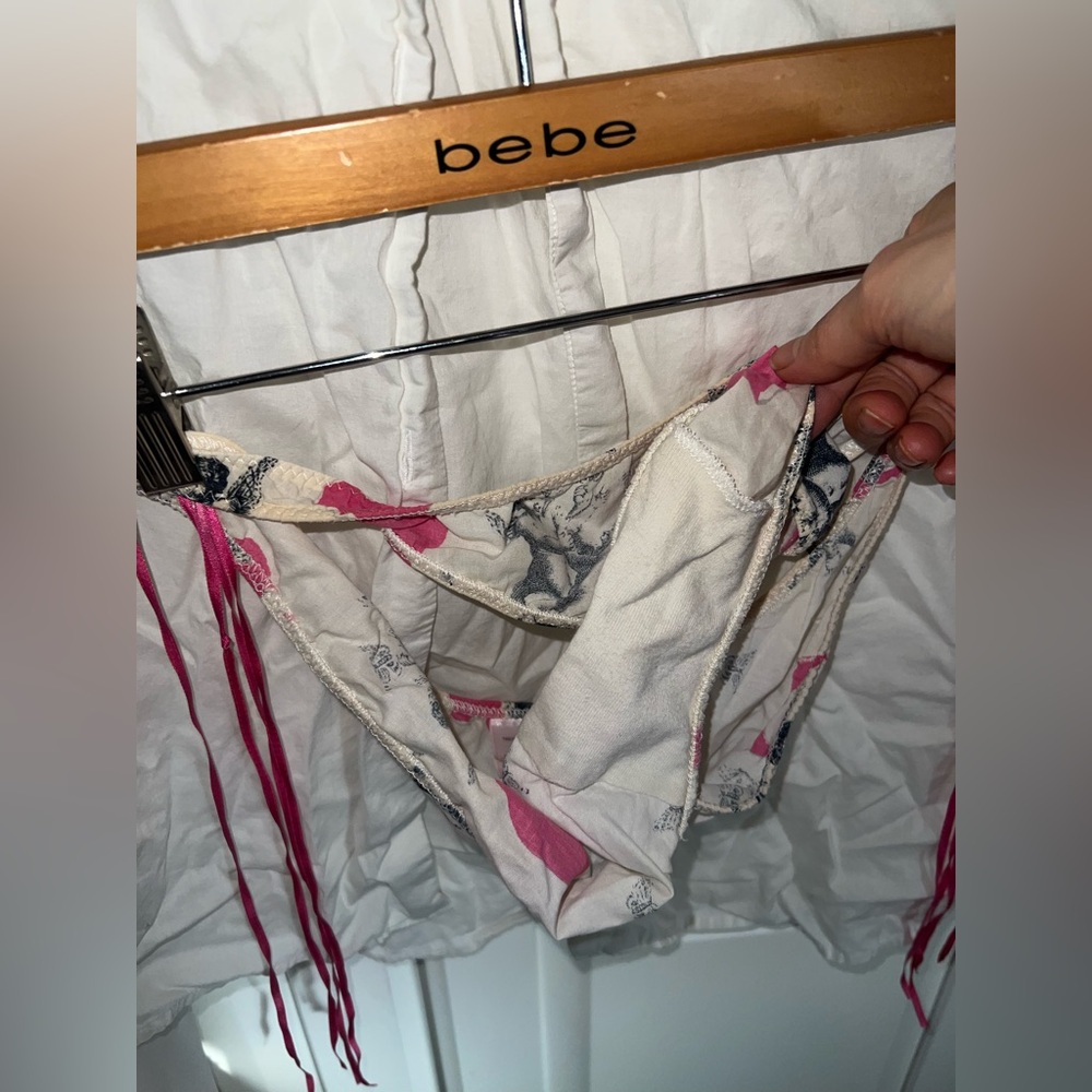 😍3for 1 Price🦊pijama Shirt bikini set SzXS &White lace inserted Top. - Picture 10 of 16